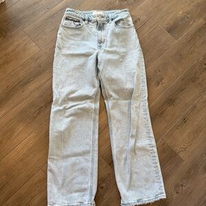 Abercrombie & Fitch Curve Love 90s Relaxed High Rise Jeans Size 28 Short